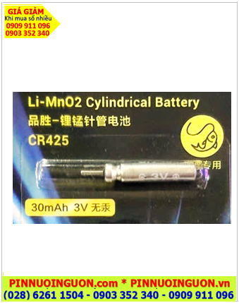 Lisen CR425, Pin đài câu Lisen CR425, Pin Phao câu cá Lisen CR425 Li-Mn02 Cylindrical Battery